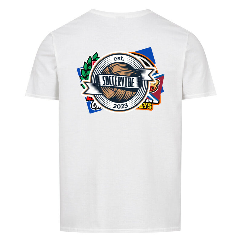 Überklebt T-Shirt Backprint Unisex
