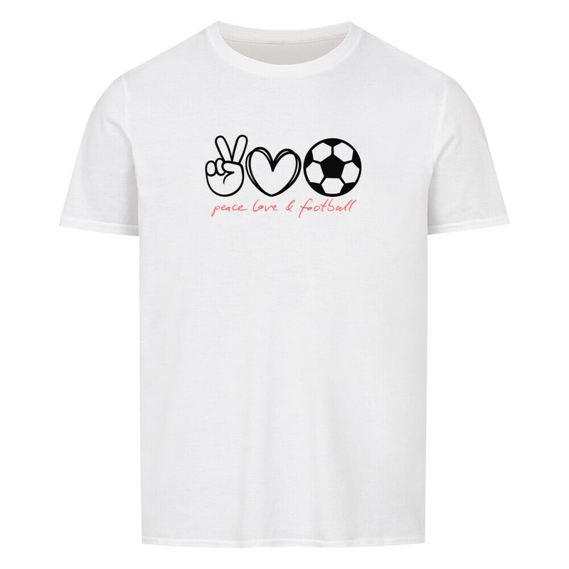 peace love & football T-Shirt Unisex