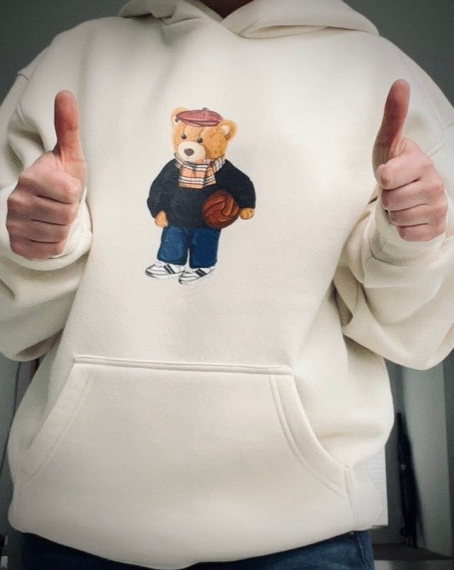 Kundenfoto von Nadine H.: Bär Oversized Hoodie