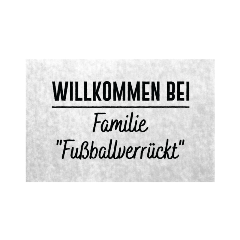 Familie Fußballverrückt Fußmatte