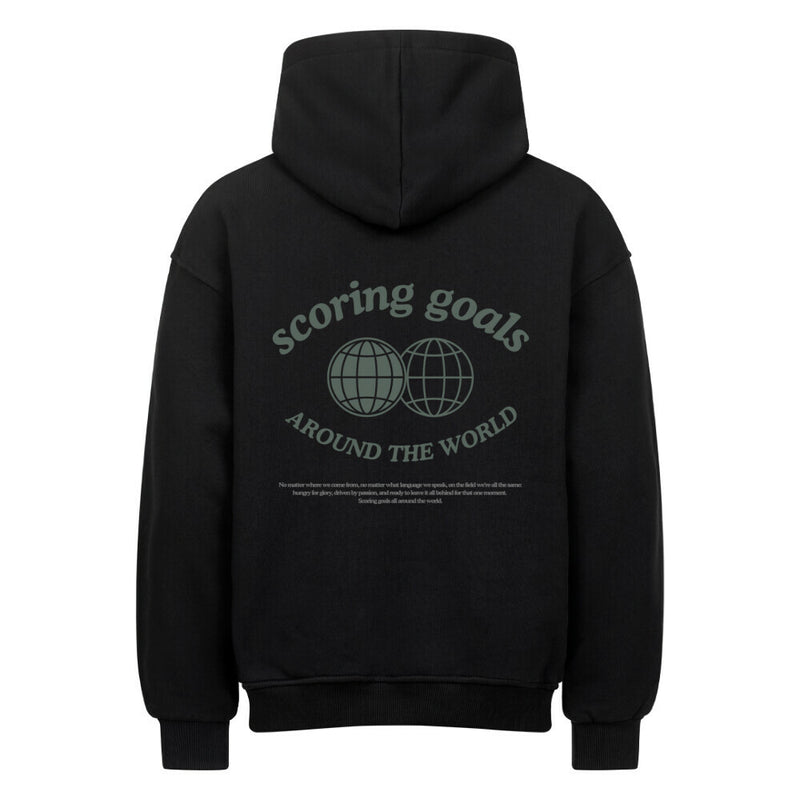 scoring goals Oversized Hoodie