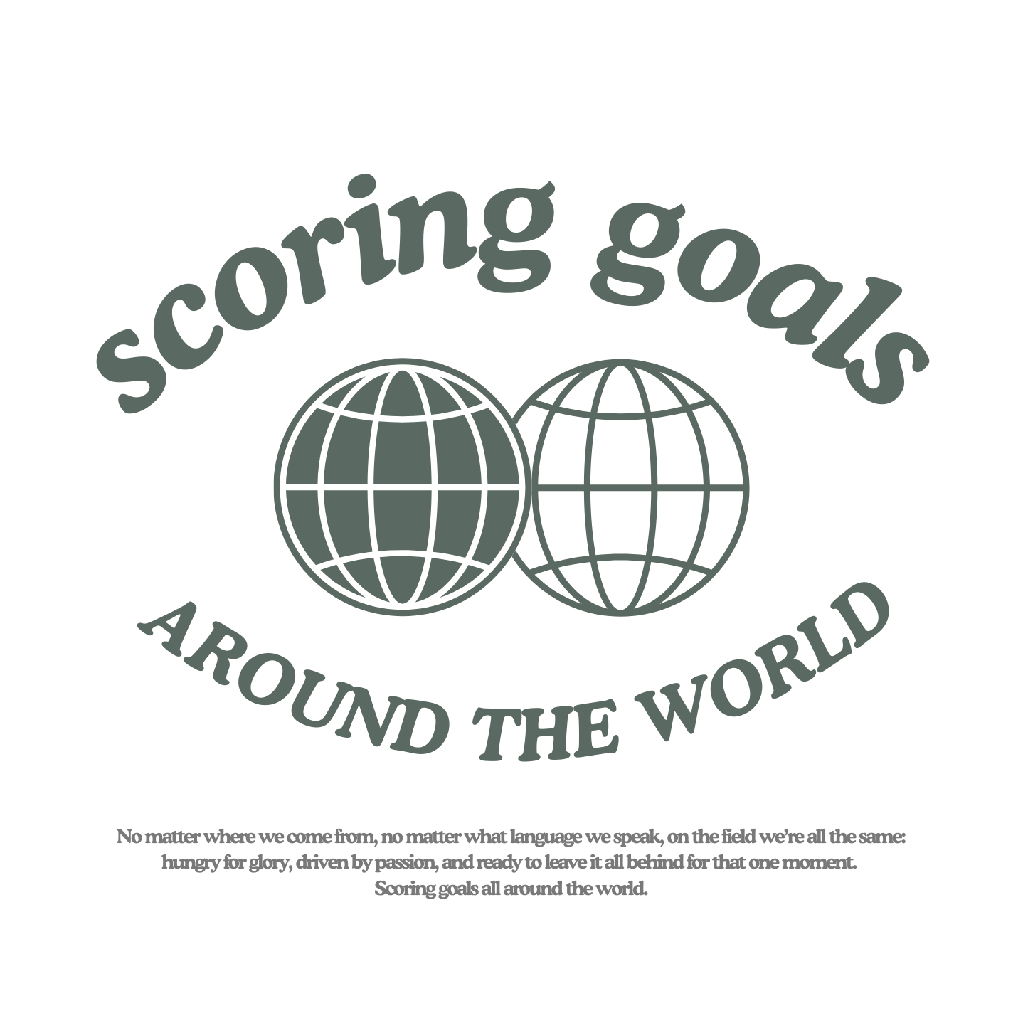 scoring goals Oversized T-Shirt