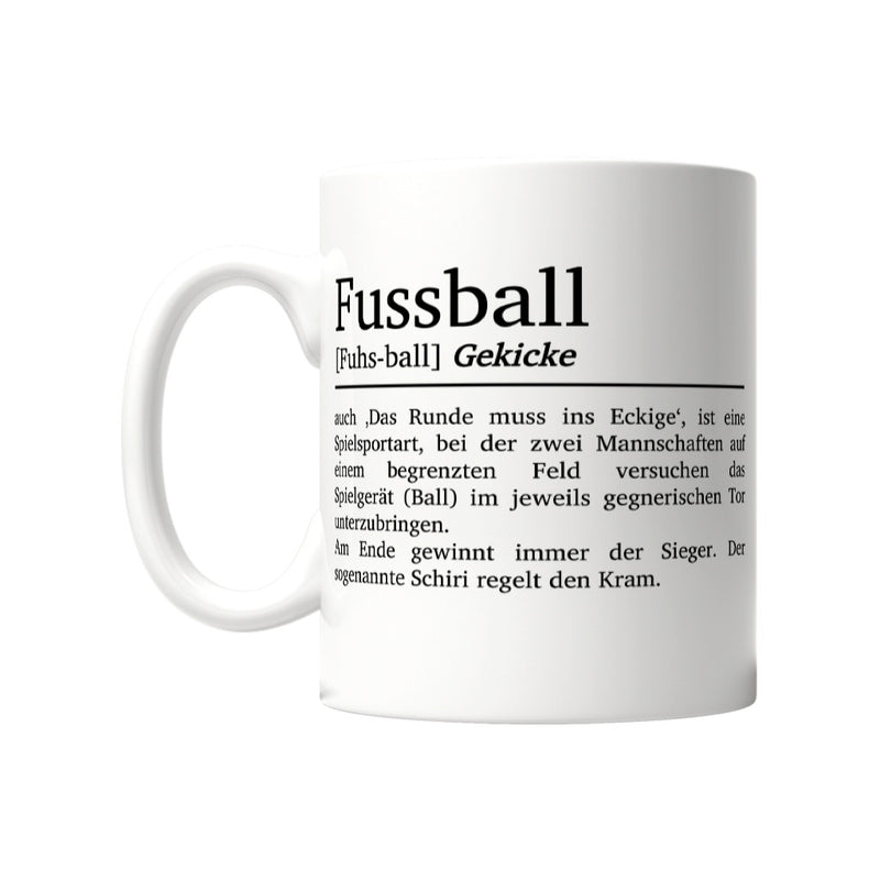 Fussball Definition Tasse