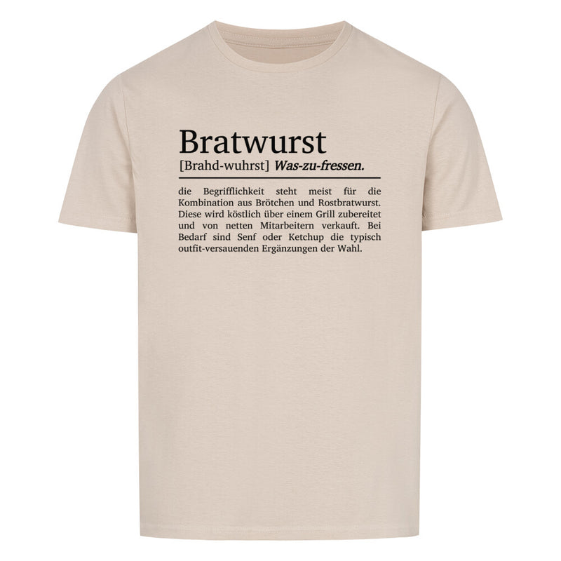 Bratwurst Definition T-Shirt Unisex
